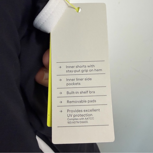 NWT All In Motion Everyday Soft Dress Black Size XL Tennis Built In Shorts /Bra - Picture 8 of 8